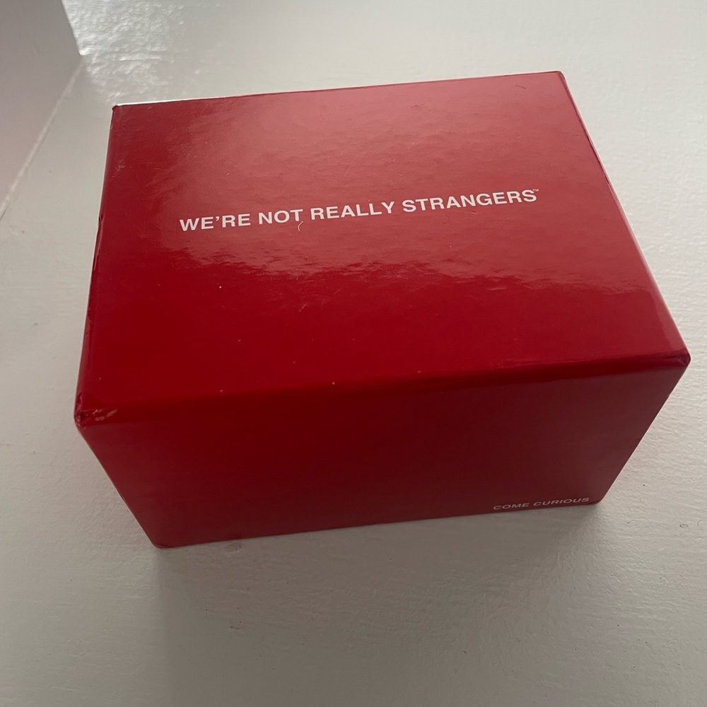We’re Not Really Strangers Card Game